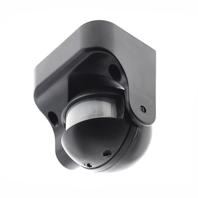 Bewegungs- und Dämmerungsmelder für Wand oder Decke, richtungsweisend, schwarz, IP44