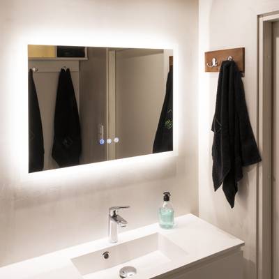 LED-LAMPE HALO 800, Farbtemperatur einstellbar, dimmbar, 15W, CRI95, IP55, horizontale Montage