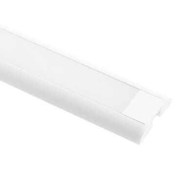 Aluminiumprofil für LED-Leiste 3000x9x39mm, Aufputzmontage, weiß