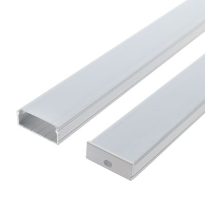 Alu-Rechteckprofil SLIM 2 für LED-Streifen, 3 m, Aufputzmontage, weiß Alu-Rechteckprofil SLIM 2 für LED-Streifen, 3 m, Aufputzmontage, weiß