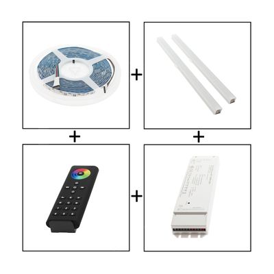 Feuchtraum-LED-LICHT-KIT 6 Stück 3W Spot, IP44 Unboxing LedStore.fi
