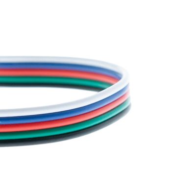 1m 5x0,32mm² fünfadriges Möbelkabel für RGB+W Flachbandinstallationen 1m 5x0,32mm² fünfadriges Möbelkabel für RGB+W Flachbandinstallationen