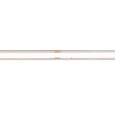 Nahaufnahme einer Leuchtstofflampe, die die sichtbaren elektrischen Anschlüsse hervorhebt, ideal für energieeffiziente LED-Beleuchtungslösungen.