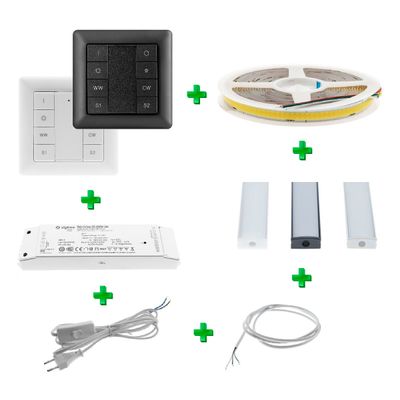 Batteriebetriebene Led-Lampe 24 und 44cm mit Bewegungssensor und Lichtsensor unboxing LedStore.fi