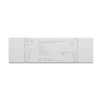 LED-Empfänger 12V-36V - VaLO, für LED-Streifen und -Panels PUSHDIM + CCT/RGB, 20A