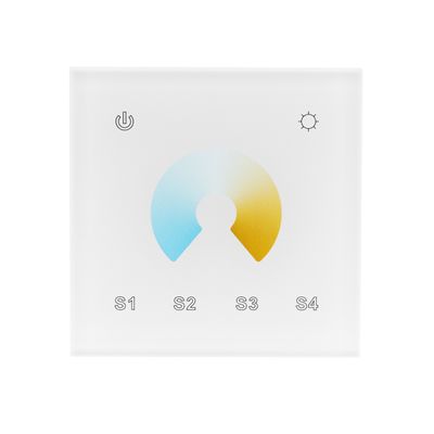 LED-Wanddimmer/Steuergerät für 12-24V CCT - LED-Leuchten, max. 400W