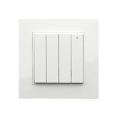 Funk-LED-Dimmer - VaLO Zigbee, 4-teiliger vertikaler Taster, weiß