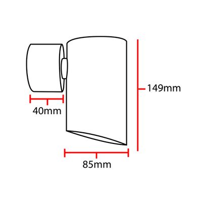 LED-FENSTERLEUCHTE VIISTO 1, 3000K, 11W, CRI94, IP55, mattschwarz