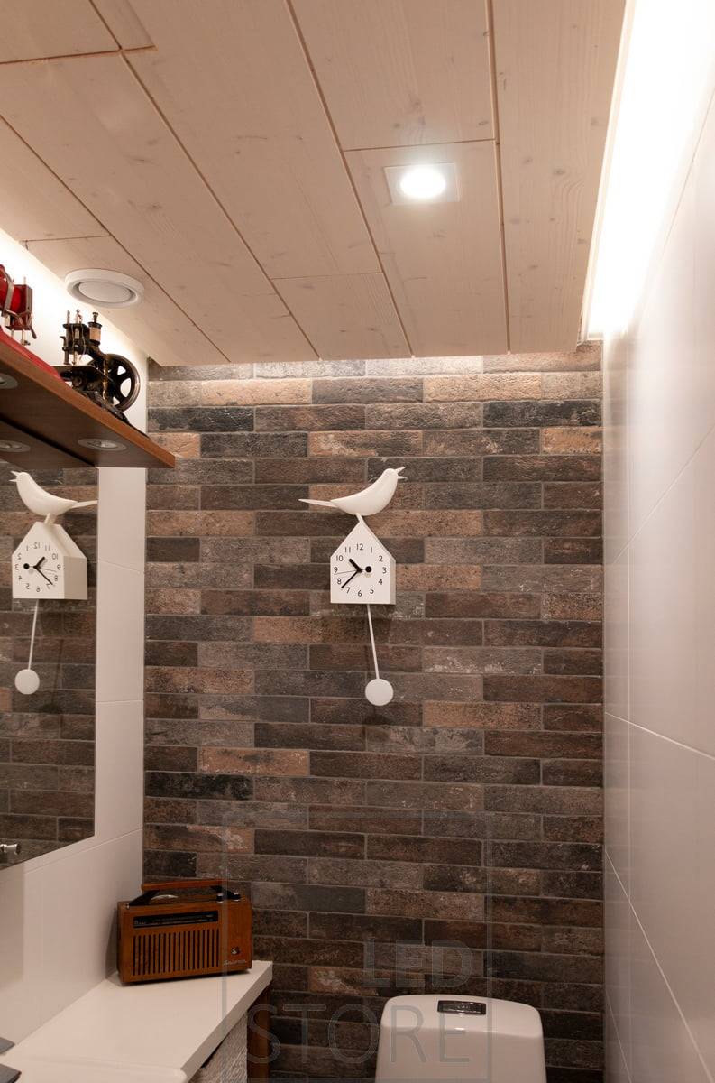 beleuchtung der Toilette