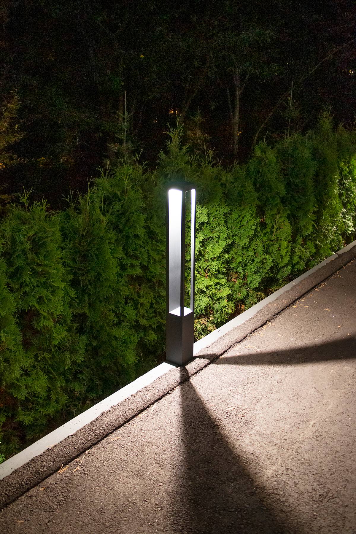 Auf grünem Hintergrund befindet sich ein weißes Quadrat mit dem schwarzen Text "LED STORE" in Fettdruck in der Mitte, der für energieeffiziente Beleuchtungslösungen wirbt.