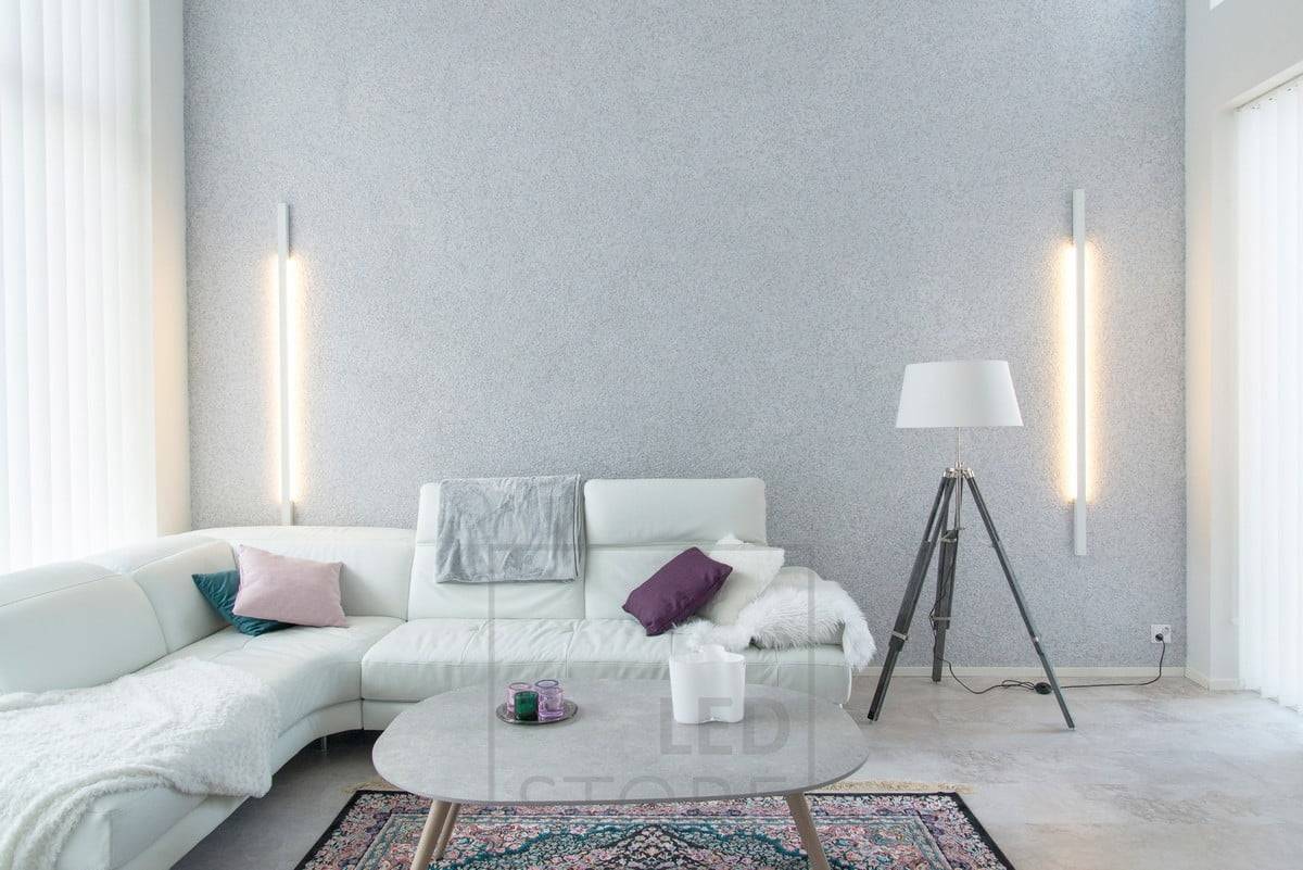 Wall LINE 1700 spendet indirektes Licht durch die Wand und eignet sich daher besonders für atmosphärische Räume wie Schlafzimmer, Wohnzimmer, aber auch für Badezimmer, da sie nach IP44 geschützt ist. Ledstore.fi