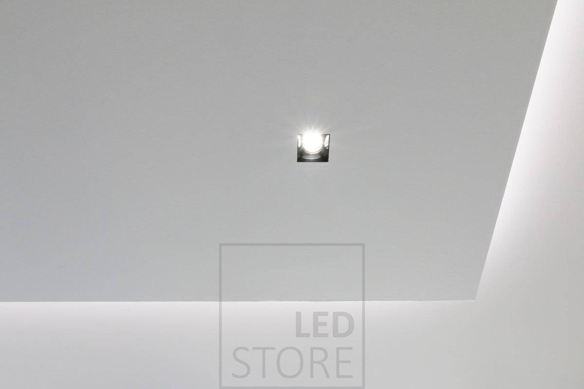 Led PIILO spot ist eine verputzte Leuchte, die einen architektonischen und hotelähnlichen Look erzeugt. Ein bisschen mehr Arbeit bei der Installation, aber ein tolles Ergebnis! Ledstore.fi