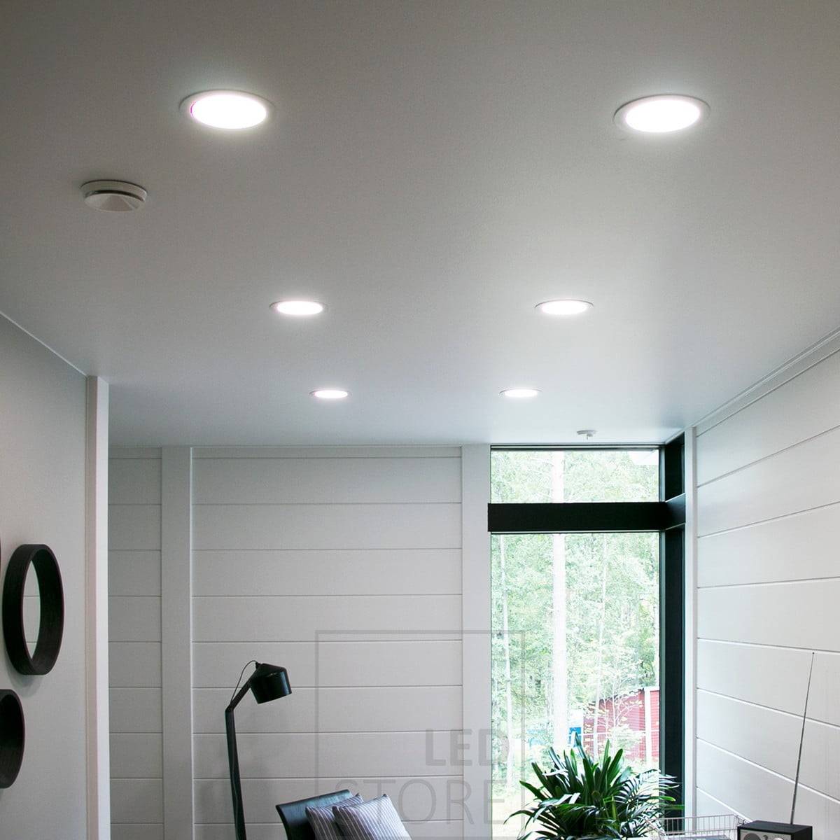 Led PLAFOND runde led paneel LedStore.fi