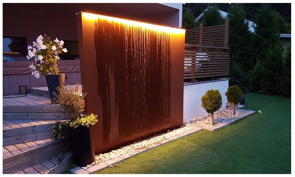 Led-Band ohne Wasserfall