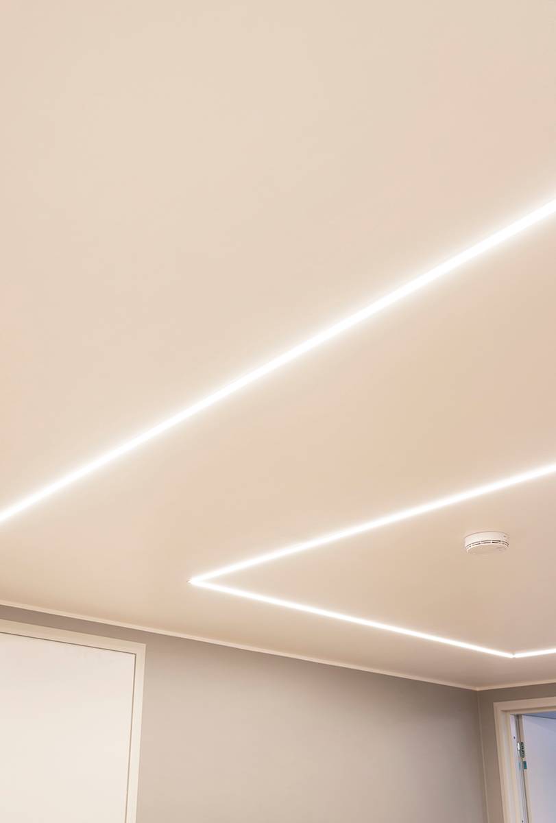LED-Beleuchtungsgeschäft-Logo auf grünem Hintergrund mit "LED STORE" in fetten weißen Großbuchstaben innerhalb eines weißen Quadrats in der Mitte.
