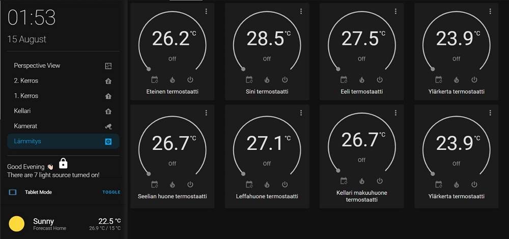 Smart Home ermöglicht die Überwachung der Heizung