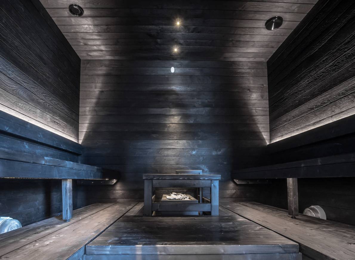 Harvia Schwarze Sauna