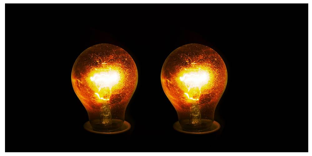 Warum flackern LED-Lampen in der Kamera? Traditionelle Glühbirnen. Foto: Pexels  
