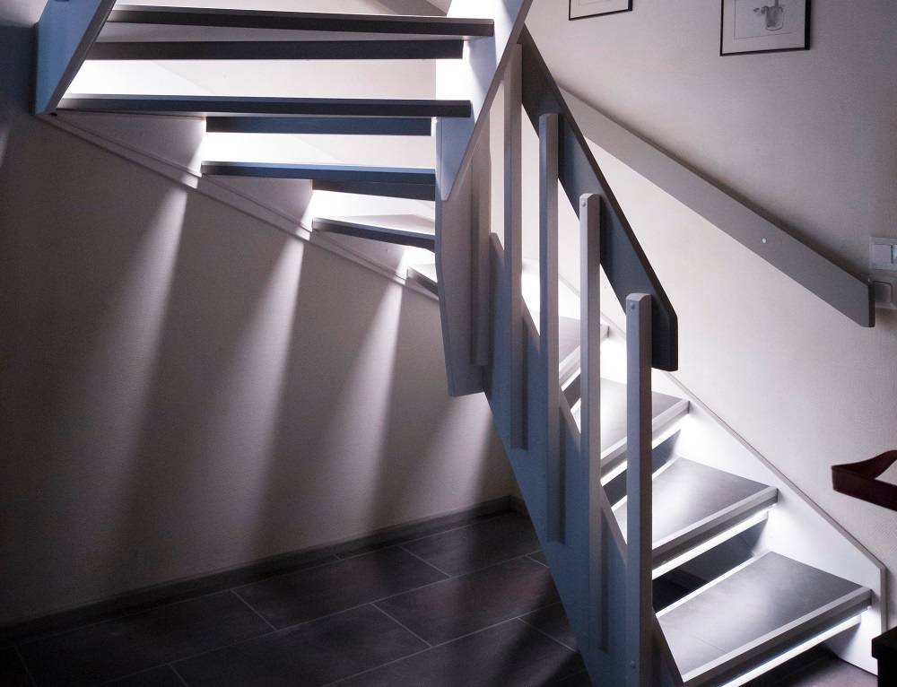 Beleuchtung von Wendeltreppen