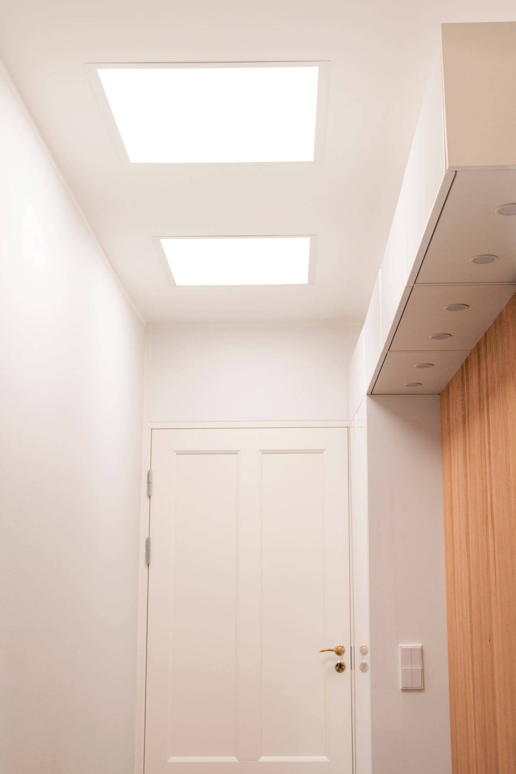 Farbtemperatur einstellbare Panel 600s im Flur, LedStore