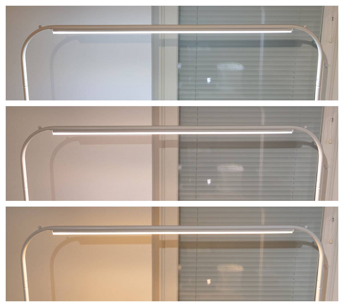 led-flutlicht, verschiedene farbtemperaturen