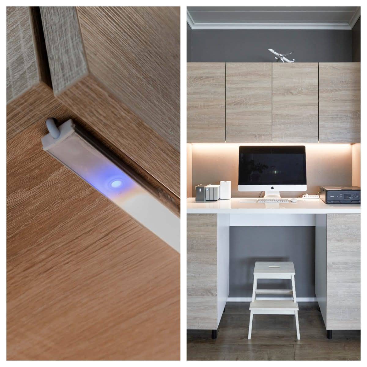 led arbeitsplatzbeleuchtung mit led streifen und aluminiumprofil, LedStore.fi