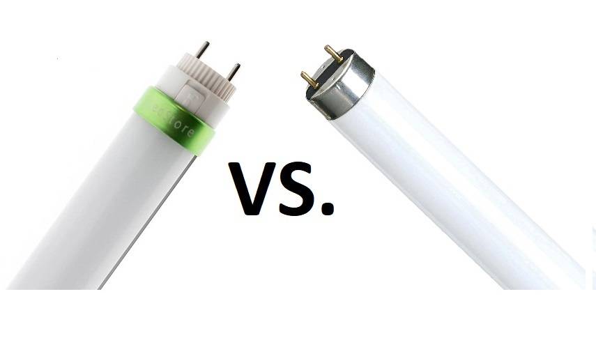 Led-Röhre vs. Leuchtstoffröhre