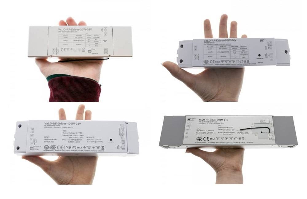 Die Leistung des LED-Streifens beeinflusst auch die Größe des Transformators