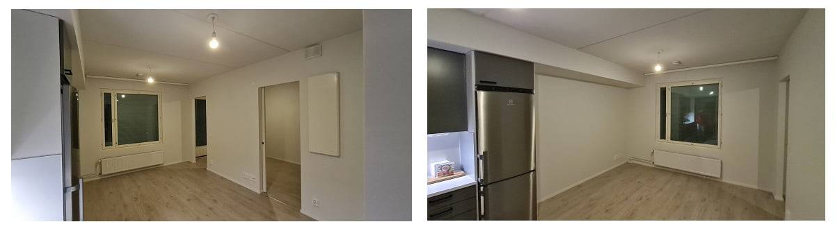 Herstellung von indirektem Licht, Wohnzimmer bei der Grundlinie