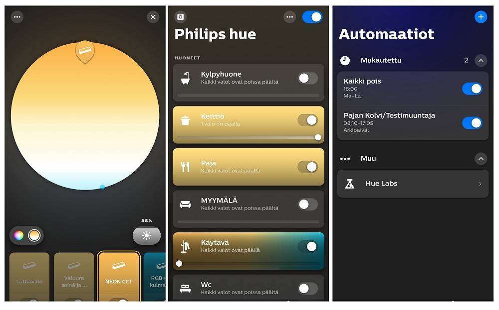 Philips HUE intelligente Beleuchtung passt die Temperatur an