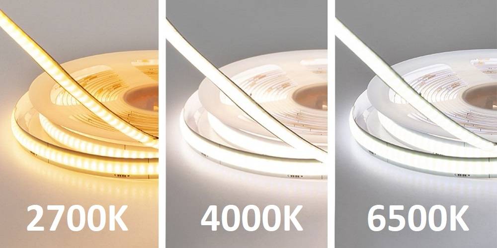 SOLO CCT LED-Band in verschiedenen Farbtönen