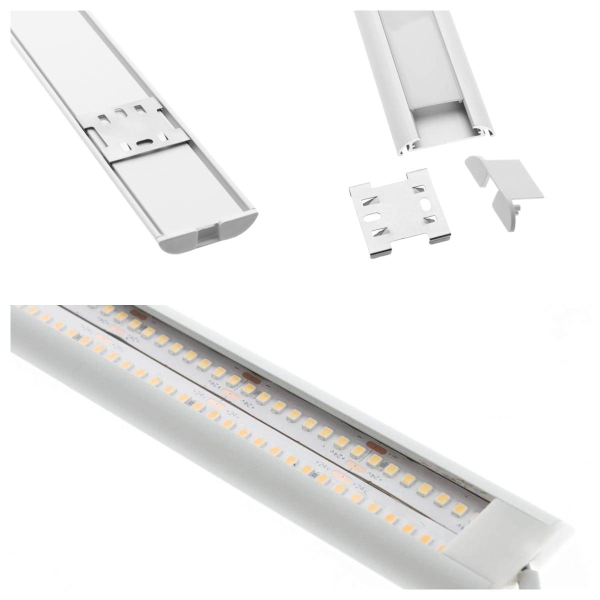 SLIM2 breites LED-Profil