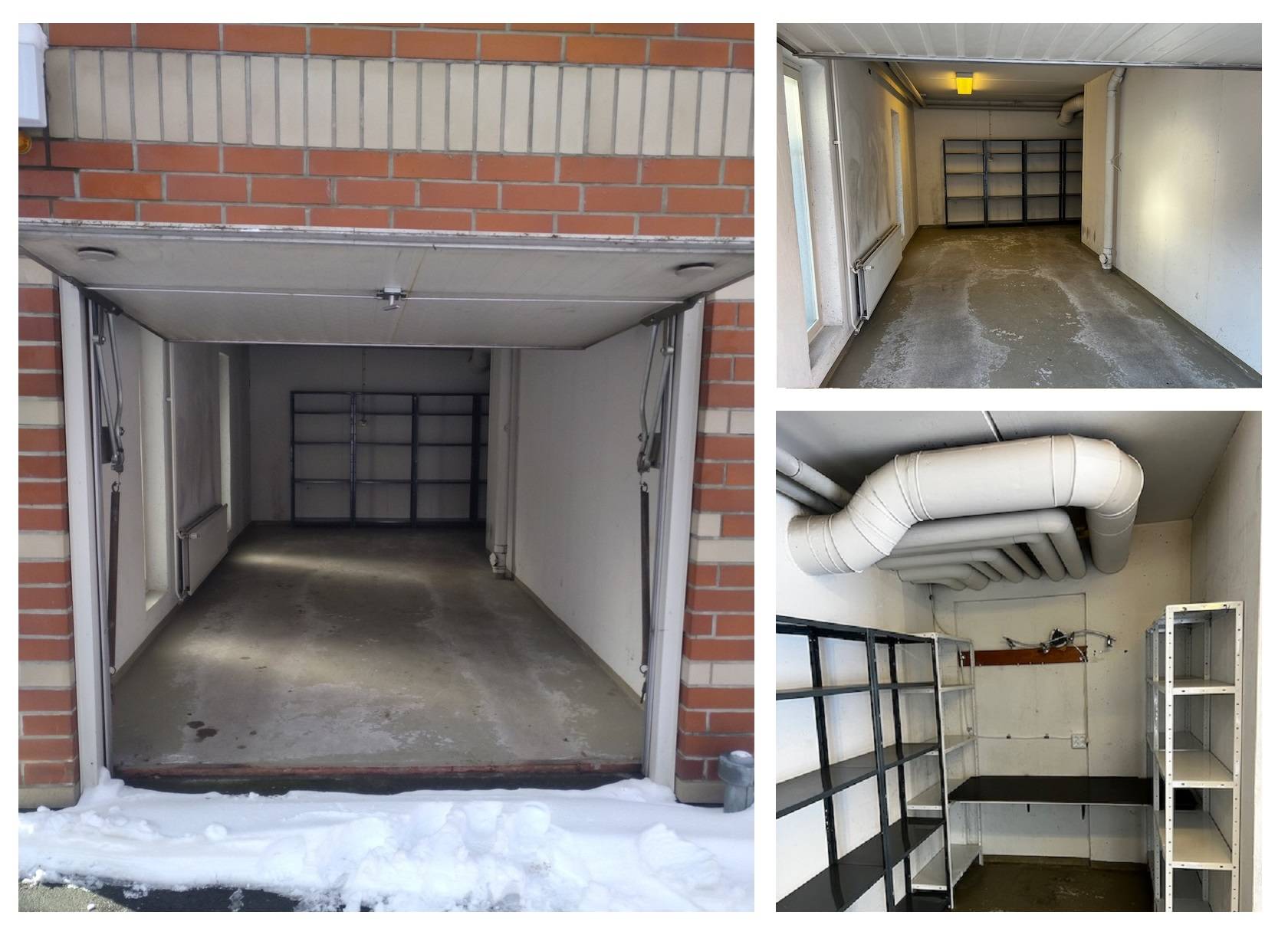 Garagenbeleuchtung vor der Renovierung