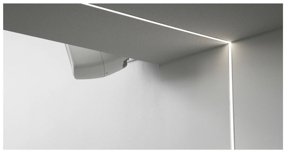 Led strip lighting - Lichtlinie an Wand und Decke