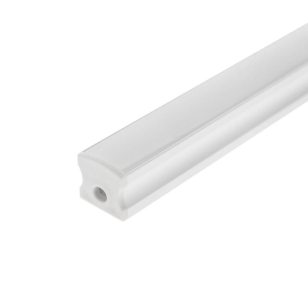 Das weiße Aluminiumprofil von LedStore für die Aufputzmontage