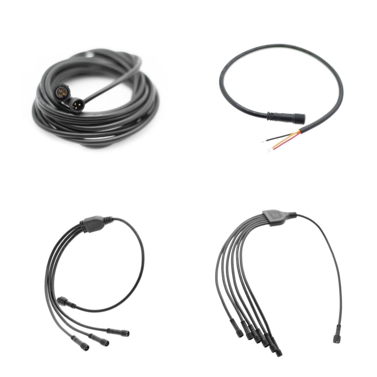 Zigbee-Installation von farbtemperaturgesteuerten Kabelbäumen und Patchkabeln.