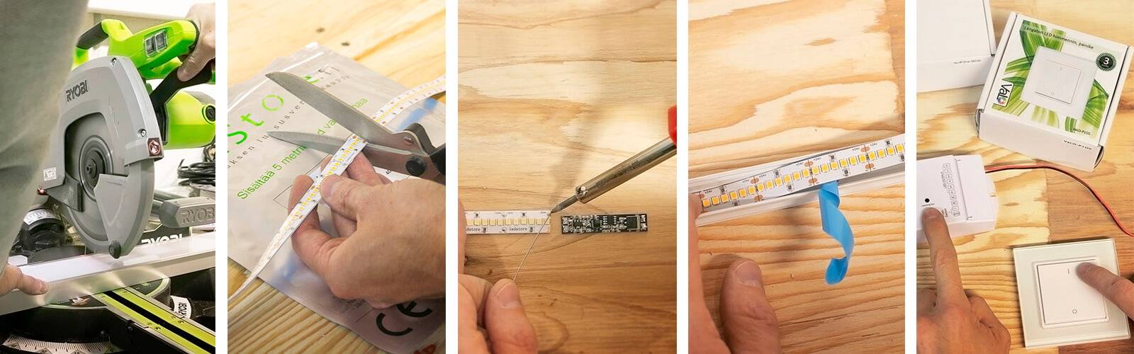 LED PAJA bietet maßgeschneiderte Streifen an.