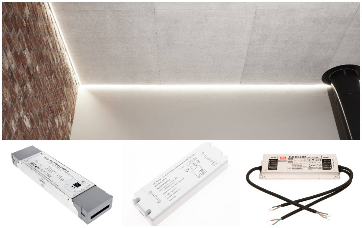 Led-Leuchten benötigen einen entsprechend dimensionierten Transformator mit geeigneter Dimmtechnik.